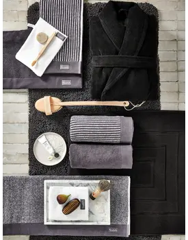 Vandyck Home Towel Uni Badlaken 90x180 off black