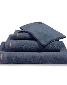Vandyck Home Towel Uni Handdoek 60x110 blue ink