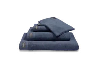 Vandyck Home Towel Uni Handdoek 60x110 blue ink