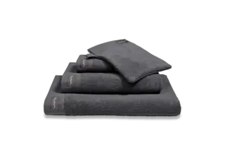 Vandyck Home Towel Serviette de douche Uni 70x140 off black