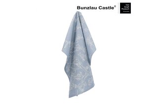 Bunzlau Castle Theedoek Almond Blossom Grey-Blue