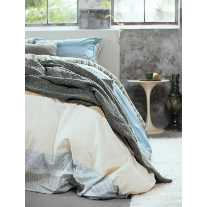 Vandyck Green Shoot Dekbedovertrek Lits-jumeaux (240x200/220) smoke green