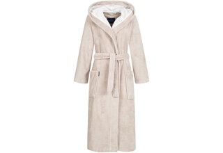 Peignoir à capuche Morgenstern pour femme Geena 2 sable Taille L