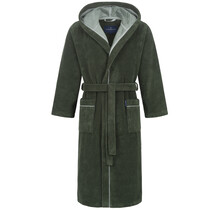 Peignoir à capuche Morgenstern homme Daniel vert Taille XXL