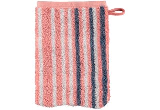 Cawö Noblesse Lines Streifen Washandje rouge