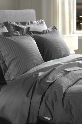 Heckett & Lane Housse de Couette Banda 240x200/220 Classic Anthracite