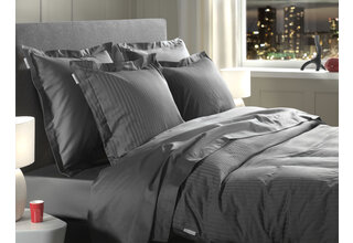 Heckett & Lane Housse de Couette Banda 240x200/220 Classic Anthracite