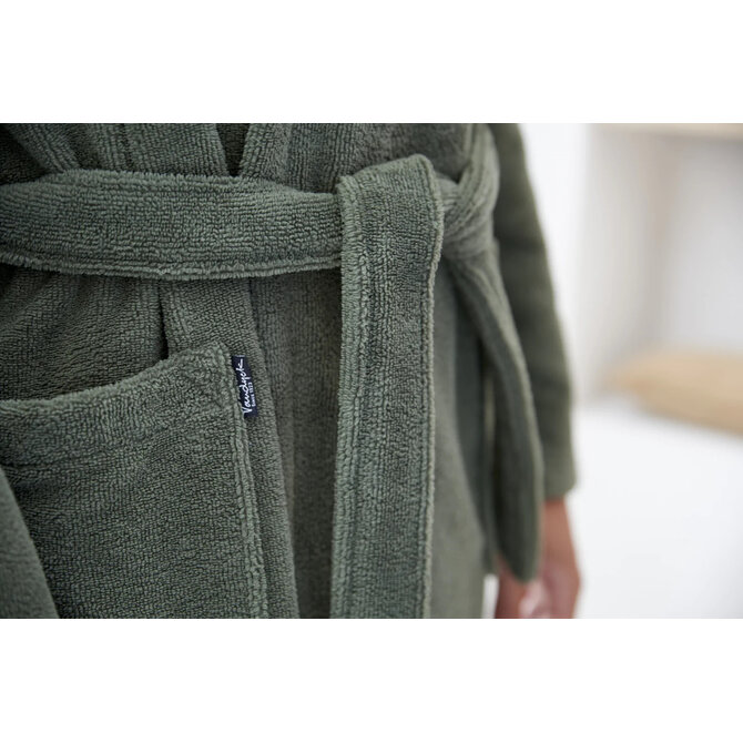 Vandyck Beaumont Peignoir Vert Sauge XL