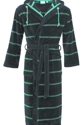 Carl Ross heren badjas 581300 night blue/emerald green 52/54