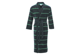 Carl Ross heren badjas 581100 night blue/emerald green 52/54
