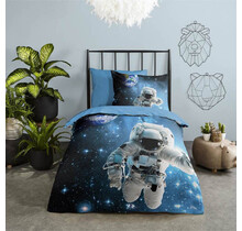 Good Morning nr.30703 Astronaut 140x220 blauw