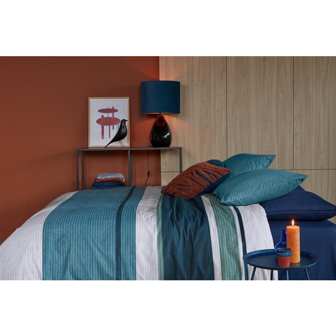 Beddinghouse Laila dekbedovertrek Blue 200x200/220 Beddinghouse Laila dekbedovertrek Blue 200x200/220