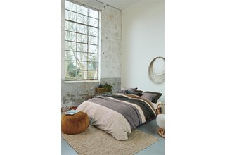Beddinghouse Laila dekbedovertrek Dark Sand 140x200/220
