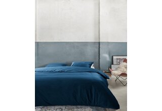 At Home by Beddinghouse Tender dekbedovertrek Blue 200x200/220