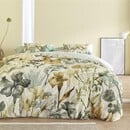 Beddinghouse Beddinghouse Housse de couette Iris Field Grey Green 200x200/220 cm