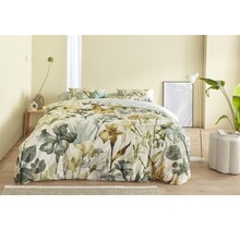 Beddinghouse Housse de couette Iris Field Grey Green 200x200/220 cm