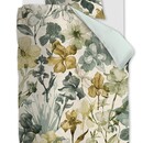 Beddinghouse Beddinghouse Dekbedovertrek Iris Field Grey Green 200x200/220 cm