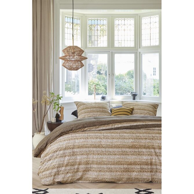 Beddinghouse Dekbedovertrek Lorena Dark Sand 60x70 cm Beddinghouse Dekbedovertrek Lorena Dark Sand 60x70 cm