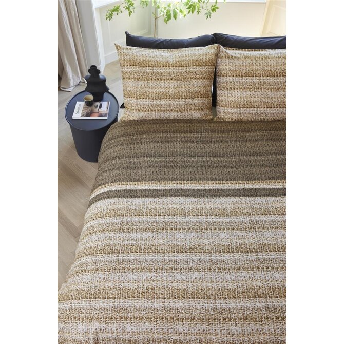 Beddinghouse Dekbedovertrek Lorena Dark Sand 60x70 cm Beddinghouse Dekbedovertrek Lorena Dark Sand 60x70 cm