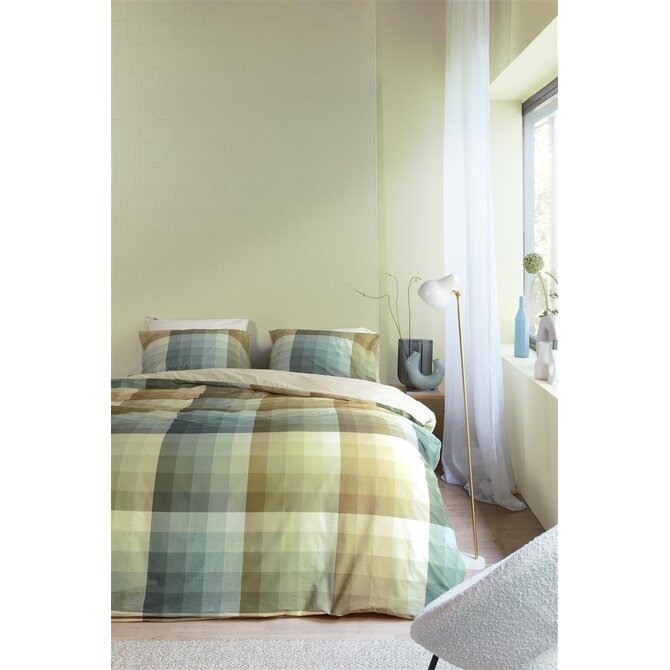 Beddinghouse Housse de couette Dorian Grey Green 240x200/220 cm Beddinghouse Housse de couette Dorian Grey Green 240x200/220 cm