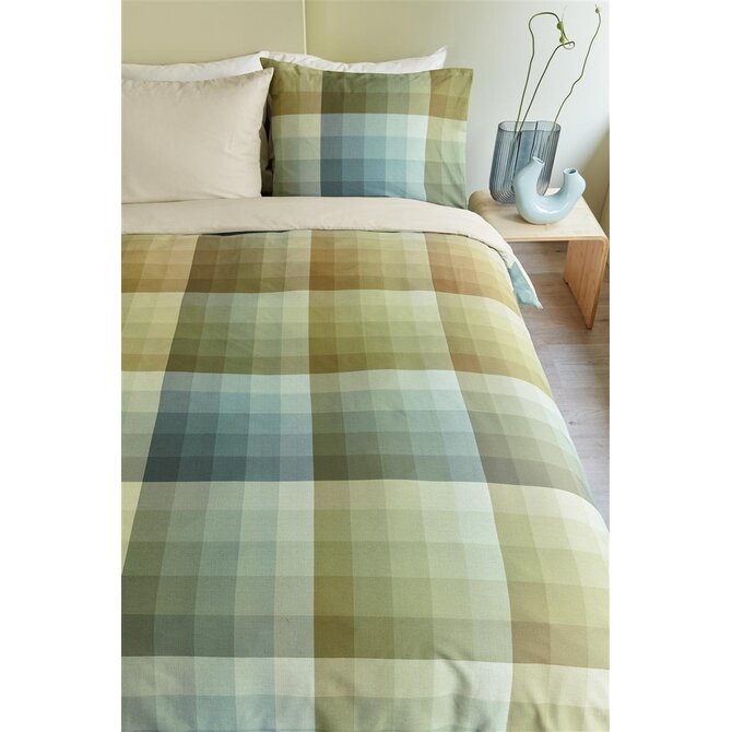 Beddinghouse Housse de couette Dorian Grey Green 240x200/220 cm Beddinghouse Housse de couette Dorian Grey Green 240x200/220 cm