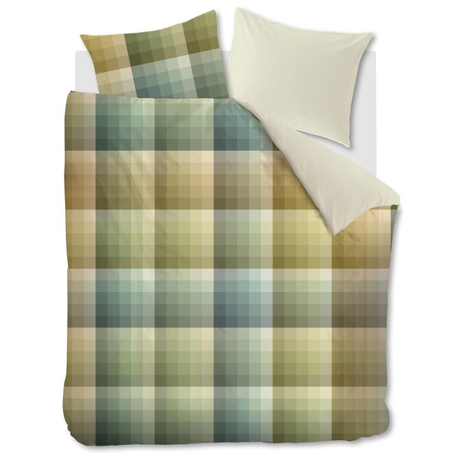Beddinghouse Housse de couette Dorian Grey Green 240x200/220 cm Beddinghouse Housse de couette Dorian Grey Green 240x200/220 cm