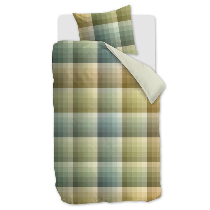 Beddinghouse Housse de couette Dorian Grey Green 240x200/220 cm Beddinghouse Housse de couette Dorian Grey Green 240x200/220 cm