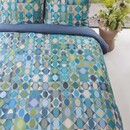 Beddinghouse Beddinghouse Housse de couette Sumatra Blue Green 140x200/220 cm