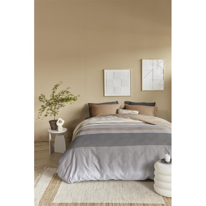 Beddinghouse Dekbedovertrek Theo Sand 140x200/220 cm