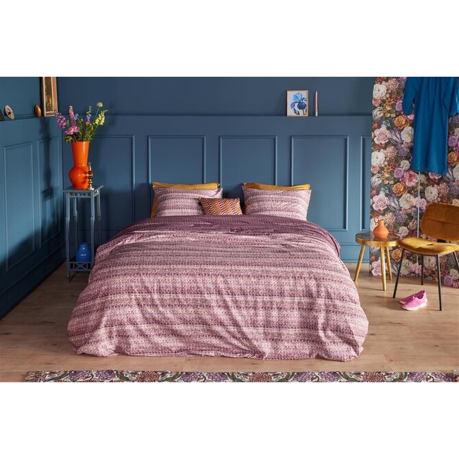 Beddinghouse Housse de couette Lorena Mauve 260x200/220 cm