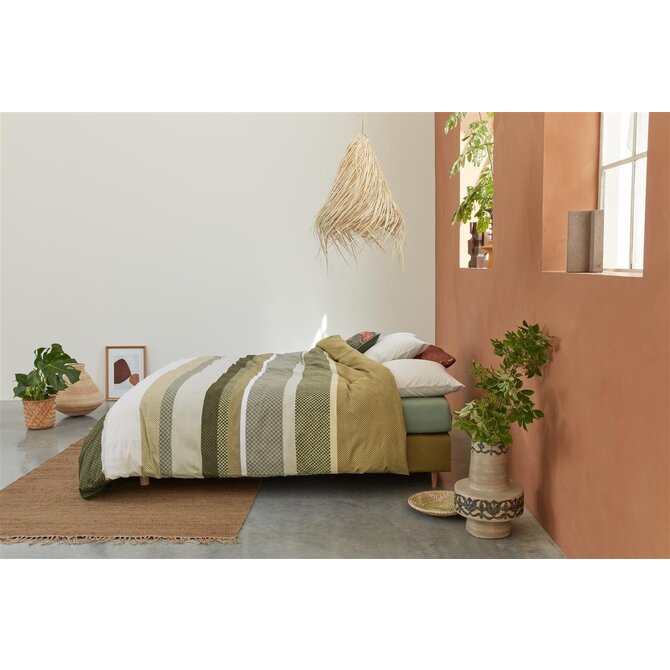 Beddinghouse Housse de couette Hylke Green 200x200/220 cm