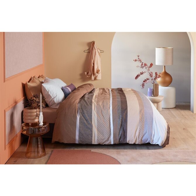 Beddinghouse Housse de couette Hylke Mauve 240x200/220 cm