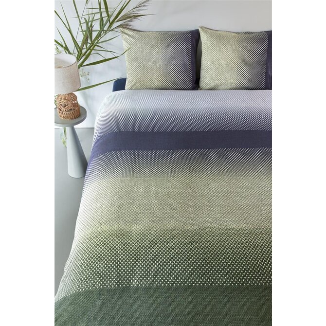 Beddinghouse Dekbedovertrek Duco Blue Green 200x200/220 cm