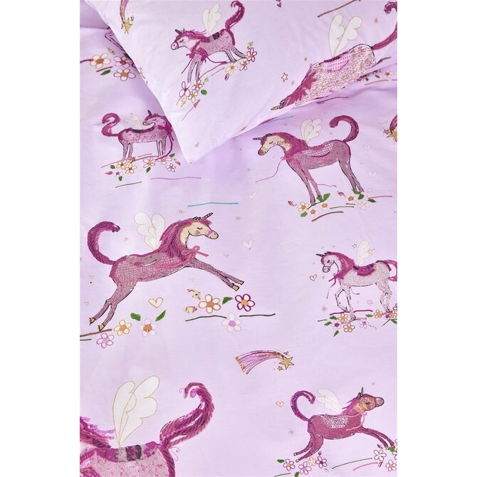 Beddinghouse x Hanneke de Jager Dekbedovertrek Unicorn Paradise Pink 100x135 cm Beddinghouse x Hanneke de Jager Dekbedovertrek Unicorn Paradise Pink 100x135 cm