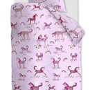 Beddinghouse Beddinghouse x Hanneke de Jager Dekbedovertrek Unicorn Paradise Pink 100x135 cm