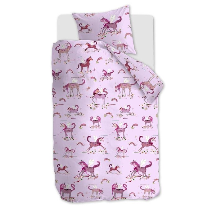 Beddinghouse x Hanneke de Jager Dekbedovertrek Unicorn Paradise Pink 100x135 cm Beddinghouse x Hanneke de Jager Dekbedovertrek Unicorn Paradise Pink 100x135 cm