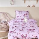 Beddinghouse Beddinghouse x Hanneke de Jager Dekbedovertrek Unicorn Pink Paradise roze 200x200 cm