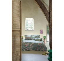 Pip Studio Dekbedovertrek Viva Las Flores Green 200x200/220 cm