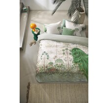 Pip Studio Dekbedovertrek Panoramico Off-white 200x200/220 cm