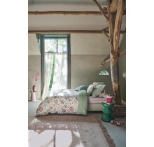 Pip Studio Housse de couette Viva Las Flores Blanc 200x200/220 cm