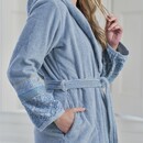 Pip Studio Pip Studio Soft Zellige Bathrobe Blue Grey XS