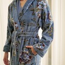 Pip Studio Pip Studio Secret Garden Bathrobe Blue XXL