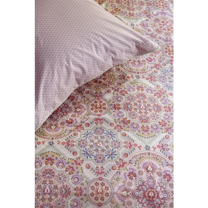Pip Studio Housse de couette El Bordado Rose 200x200/220 cm Pip Studio Housse de couette El Bordado Rose 200x200/220 cm