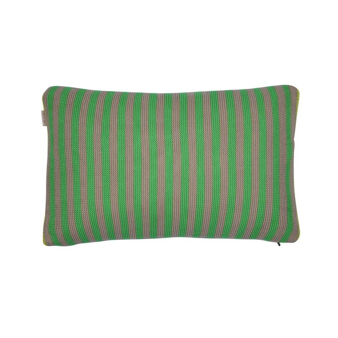 Pip Studio Bonsoir Stripe Cushion Green 40x60 cm