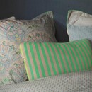 Pip Studio Pip Studio Bonsoir Stripe Cushion Green 40x60 cm
