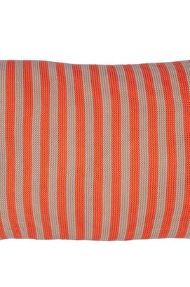 Pip Studio Bonsoir Coussin à rayures Orange 40x60 cm