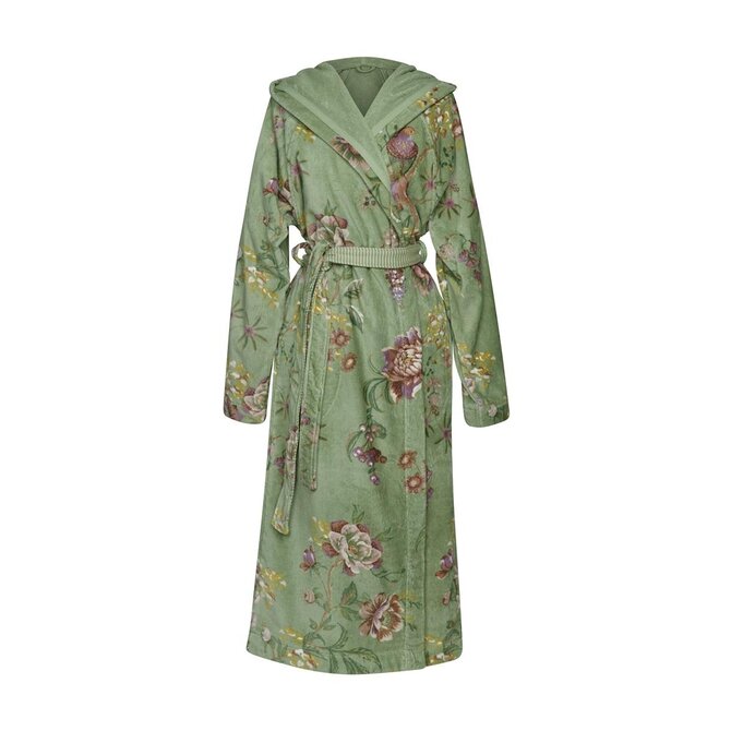 Pip Studio Secret Garden Bathrobe Green S