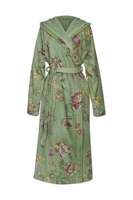 Pip Studio Secret Garden Bathrobe Green XL