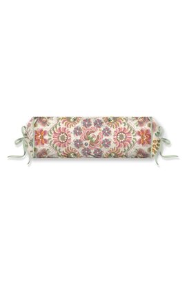Pip Studio Il Ricamo Coussin à roulettes blanc cassé 22x70 cm