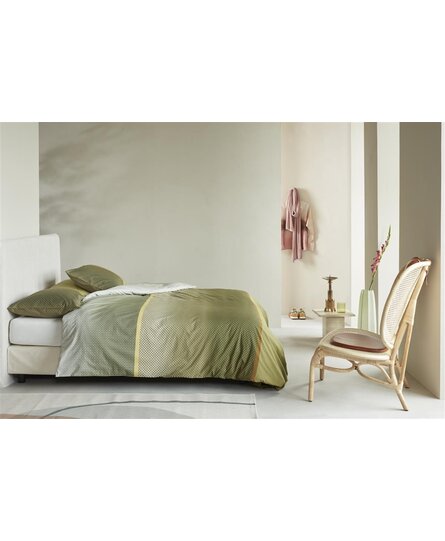 Kardol by Beddinghouse  Dekbedovertrek Alluring Olive Green 240x200/220 cm